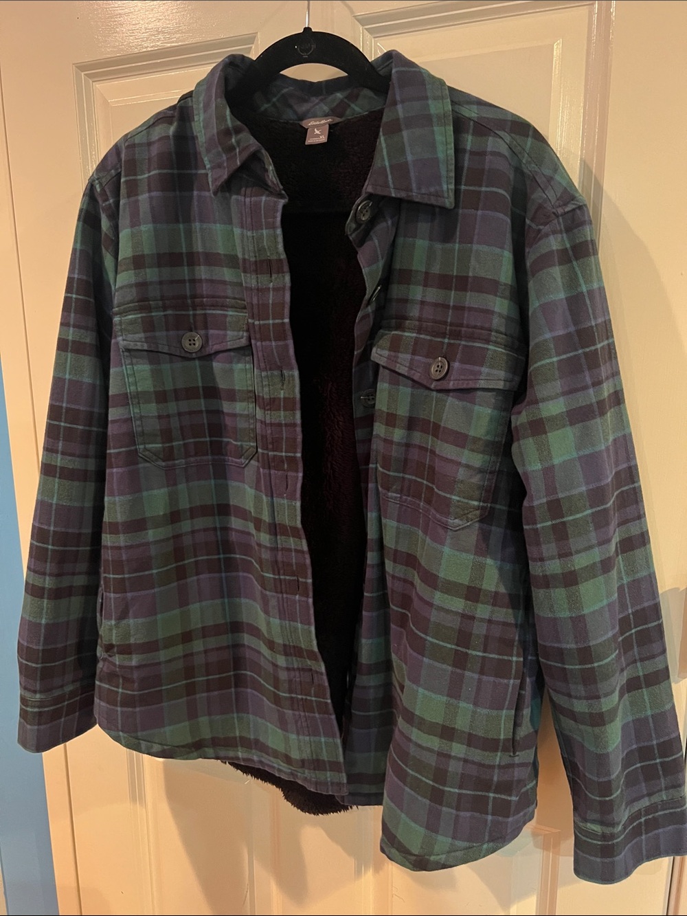 Eddie Bauer lined flannel XL